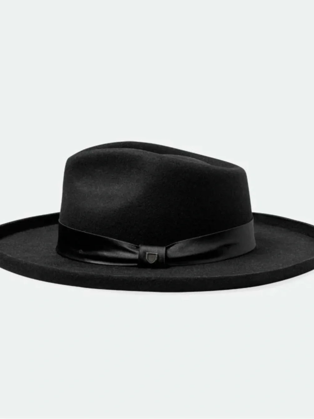 Brixton VICTORIA Black Wide-Brim Fedora Hat